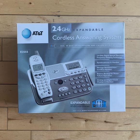 At&t Model E2555 Elite 2.4GHz Expandable Cordless Phone - Picture 4 of 4